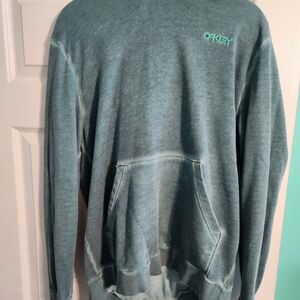 Oakley Men's Blue/Green Hoodie